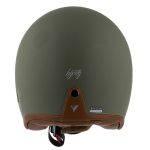 casco para moto verde militar Fuel