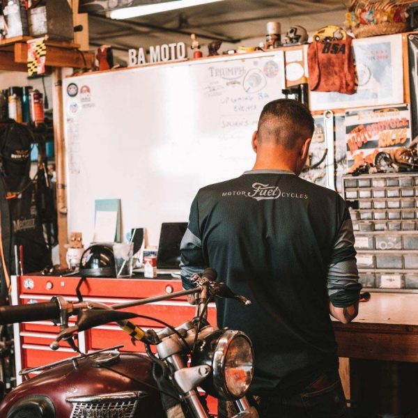 ropa moto cafe racer