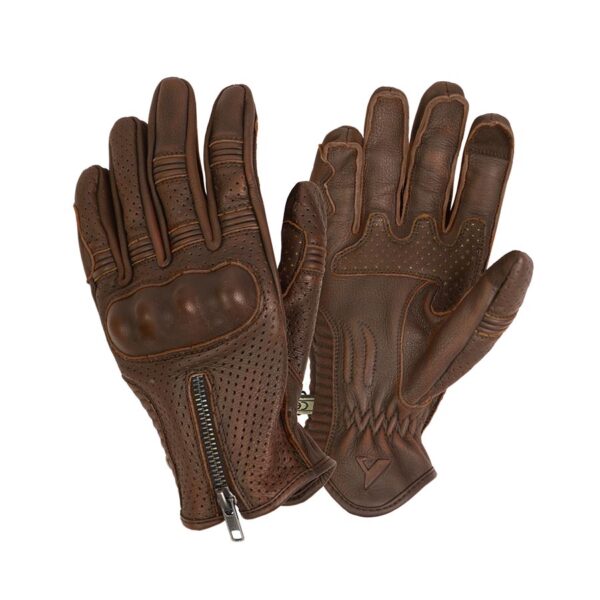 Duo de guantes de moto Gloves Amsterdam Man marrón