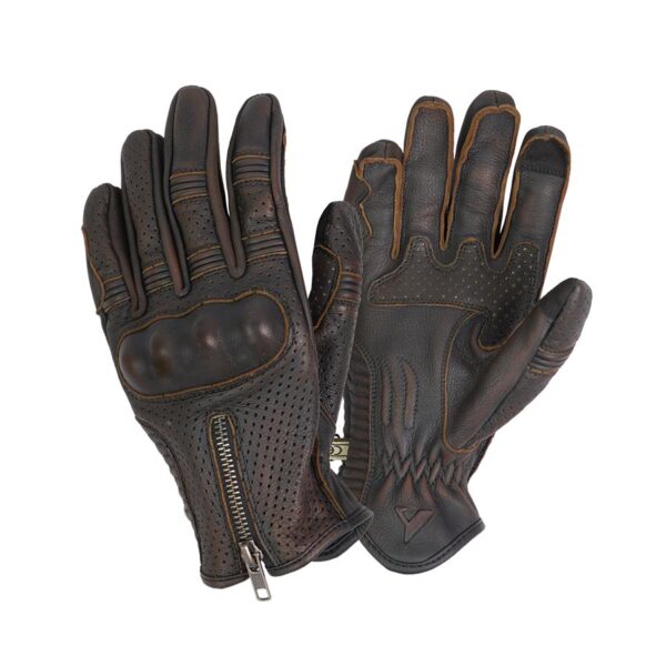 Duo guantes de moto Gloves Amsterdam Man marrón oscuro