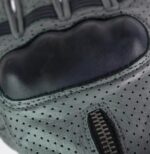 Guante moto Gloves Amsterdam grises detalle protección puño