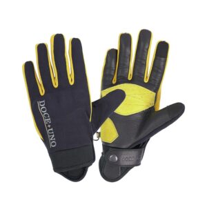 Vista par de guantes de moto de la marca Gloves Forest negro