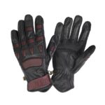 Par de guantes de moto Gloves Pilot II en negro y rojo